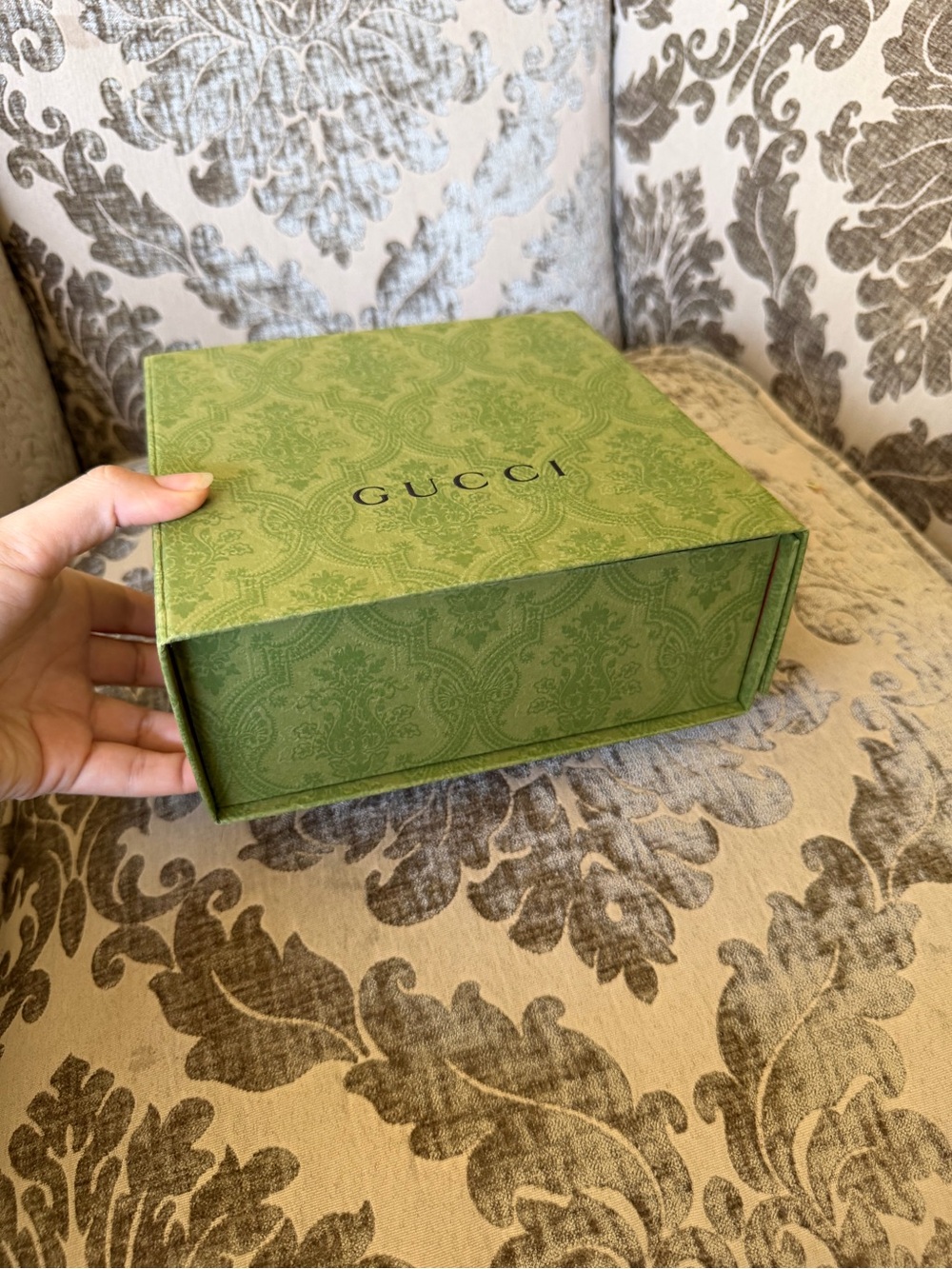 Gucci Light Green Patterned Box - Picture 4 of 11